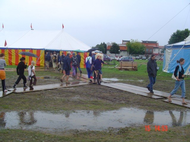 Zuviel wasser in ptuj bei unserer ersten ejc